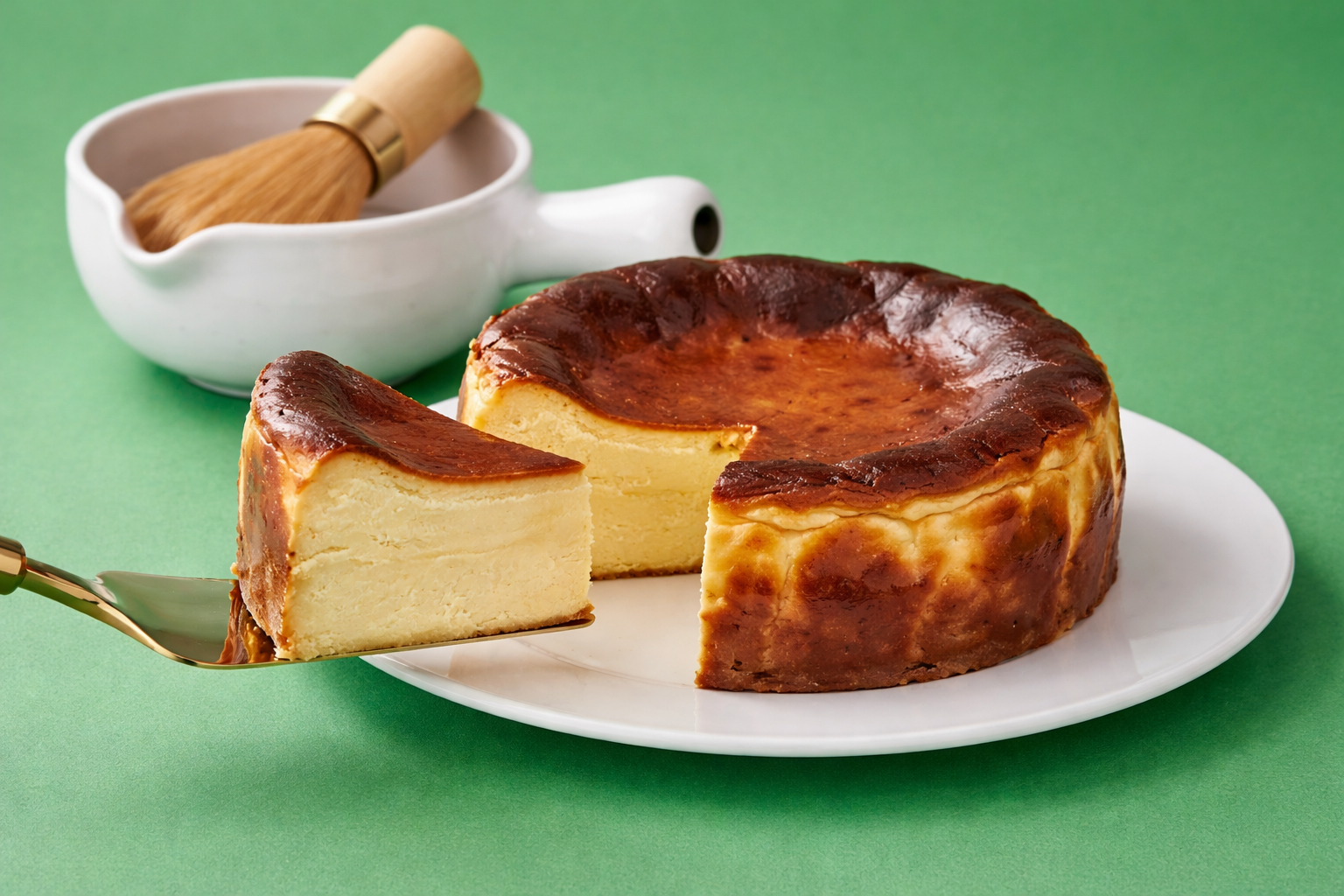 Triple Cheese Basque Cheesecake