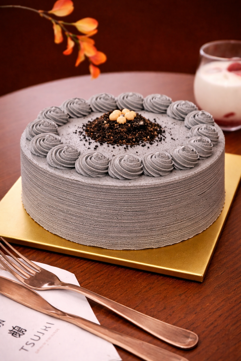 Kurogoma Crepe Cake 6"