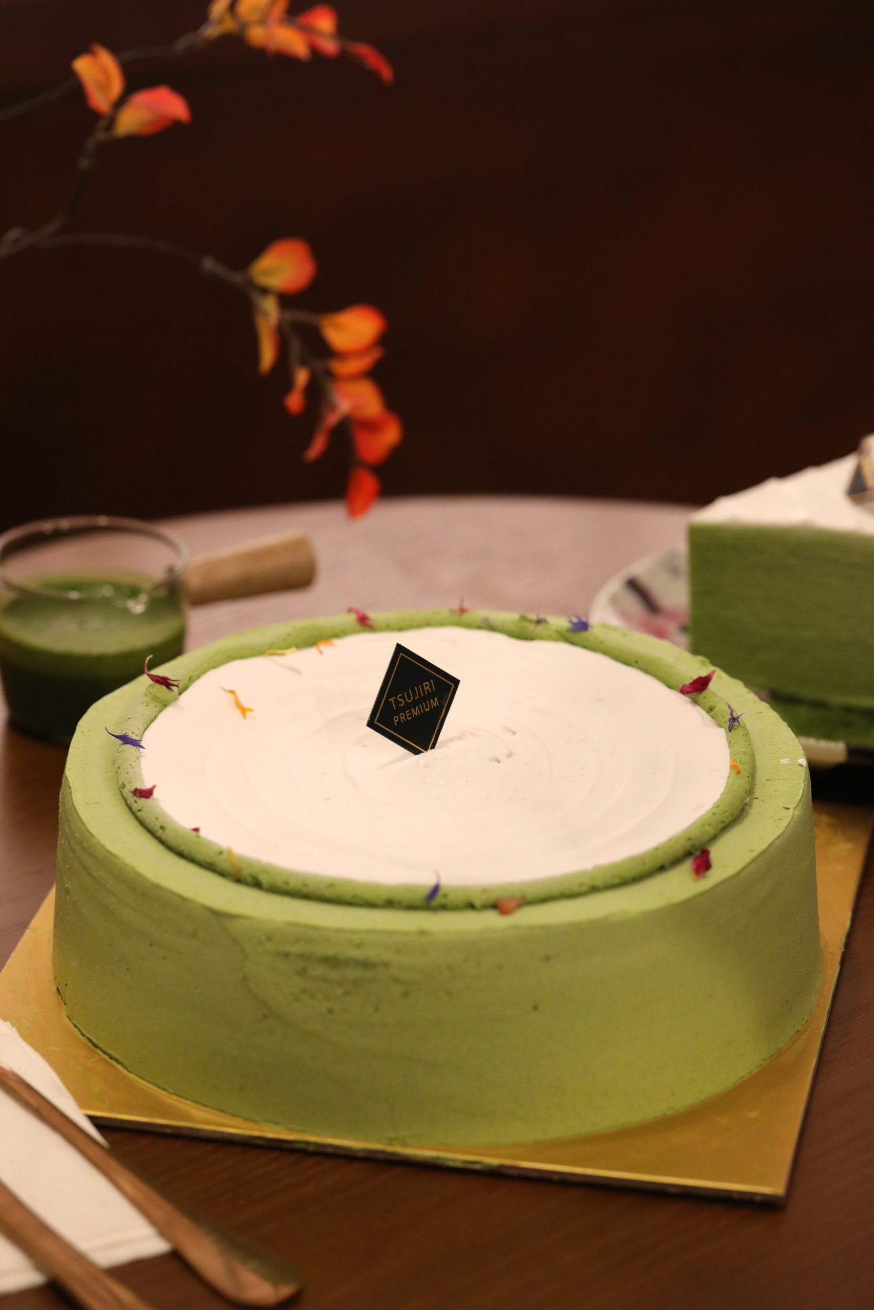 028 Matcha Crepe Cake 6″