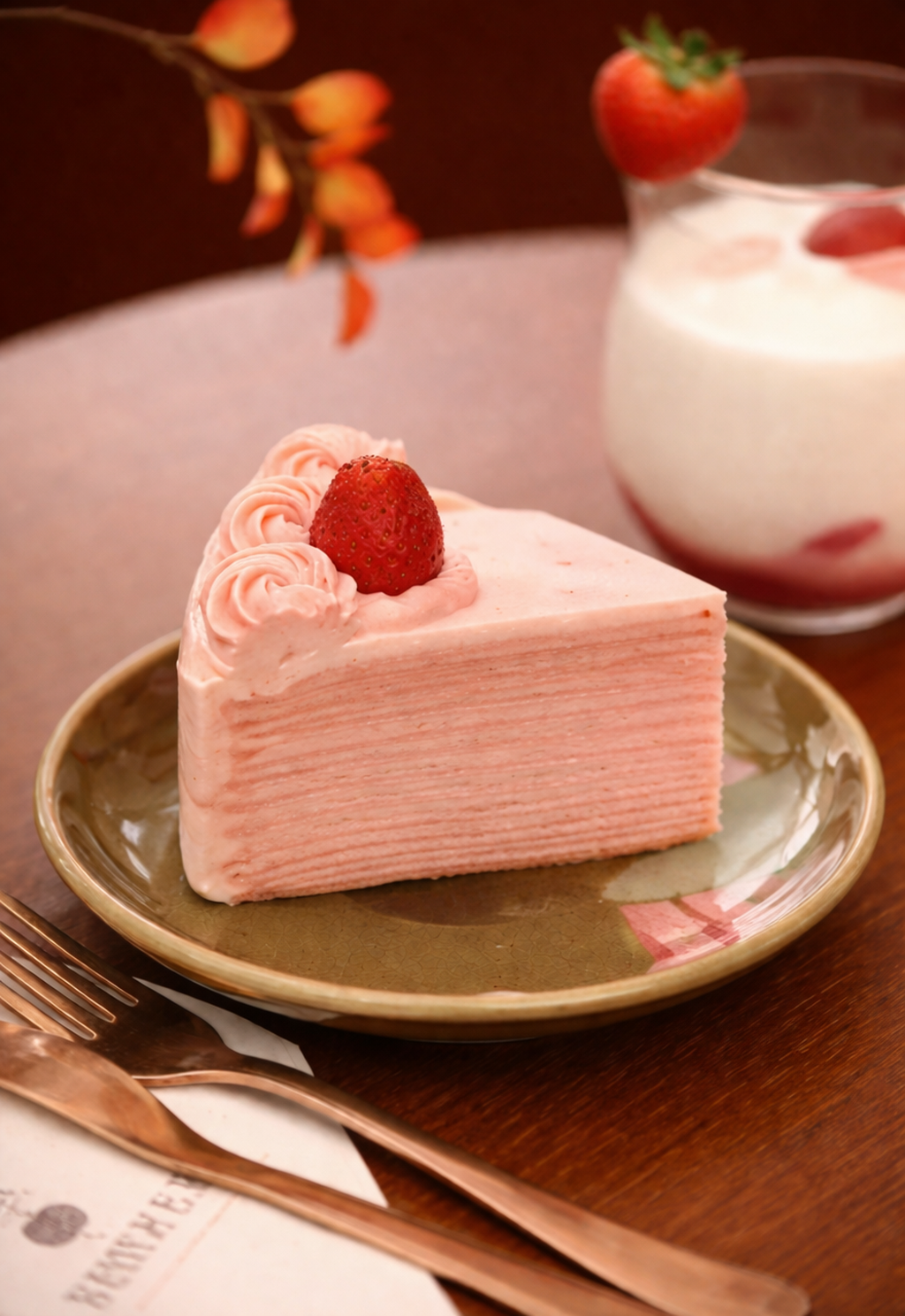 Strawberry Crepe Cake