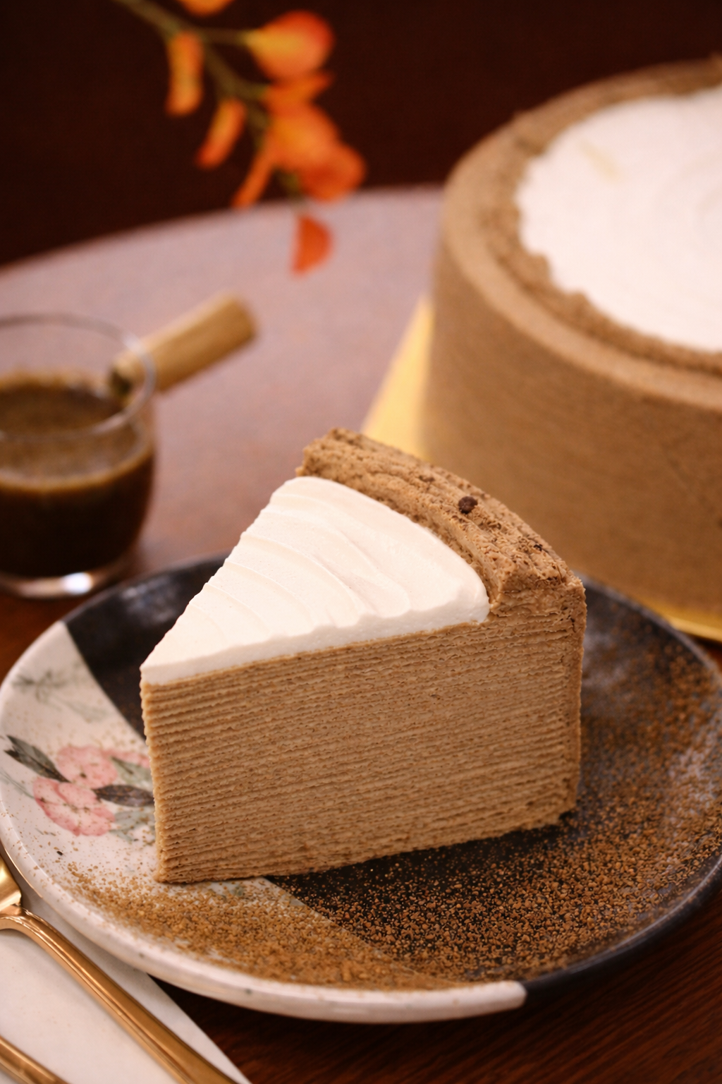 Houjicha Crepe Cake